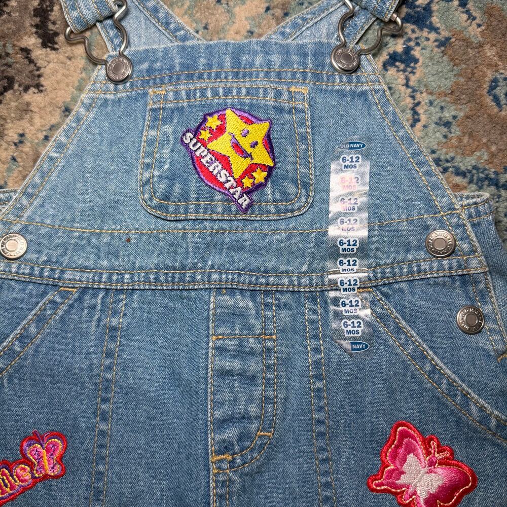 Vintage 2001 Old Navy Overall Dress - Picture 4 of 6